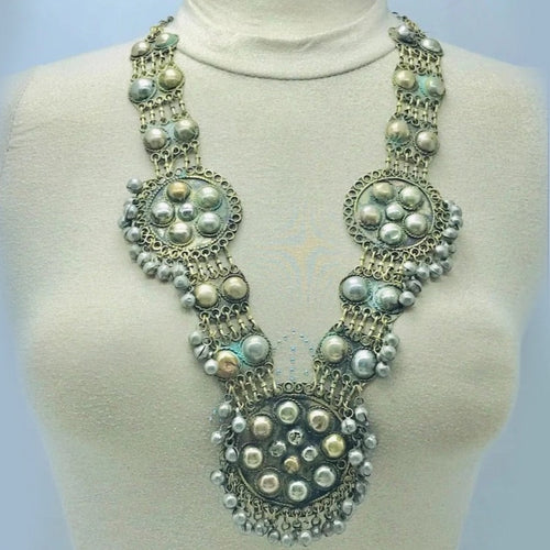 Vintage Rustic Pendant Style Long Necklace