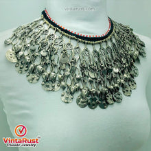 Load image into Gallery viewer, Vintage Silver Long Charm Dangling Tassels Necklace
