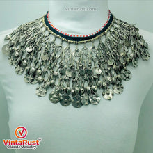 Load image into Gallery viewer, Vintage Silver Long Charm Dangling Tassels Necklace
