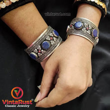 Load image into Gallery viewer, Vintage Stones and Beads Cuff Bracelets
