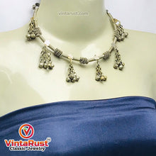 Load image into Gallery viewer, Vintage Tribal Bells Kuchi Choker Necklace
