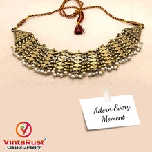 Load image into Gallery viewer, Vintage Tribal Choker and Necklace Jewelry Set
