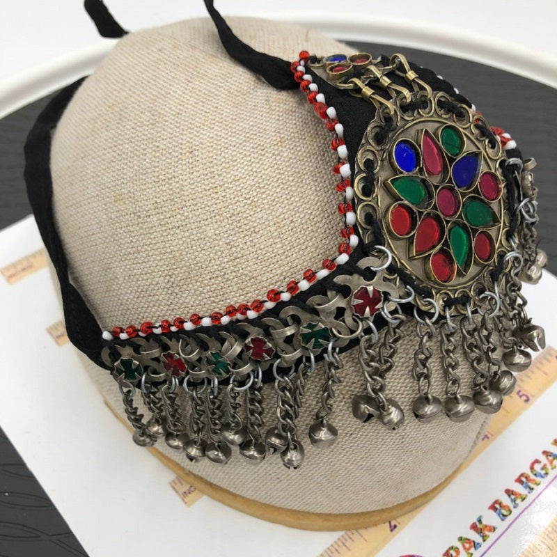 Vintage Tribal Matha Patti Multicolor Head Wear – Vintarust display picture 3