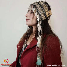 Load image into Gallery viewer, Ethnic Head Piece With Long Dangling Tassels
