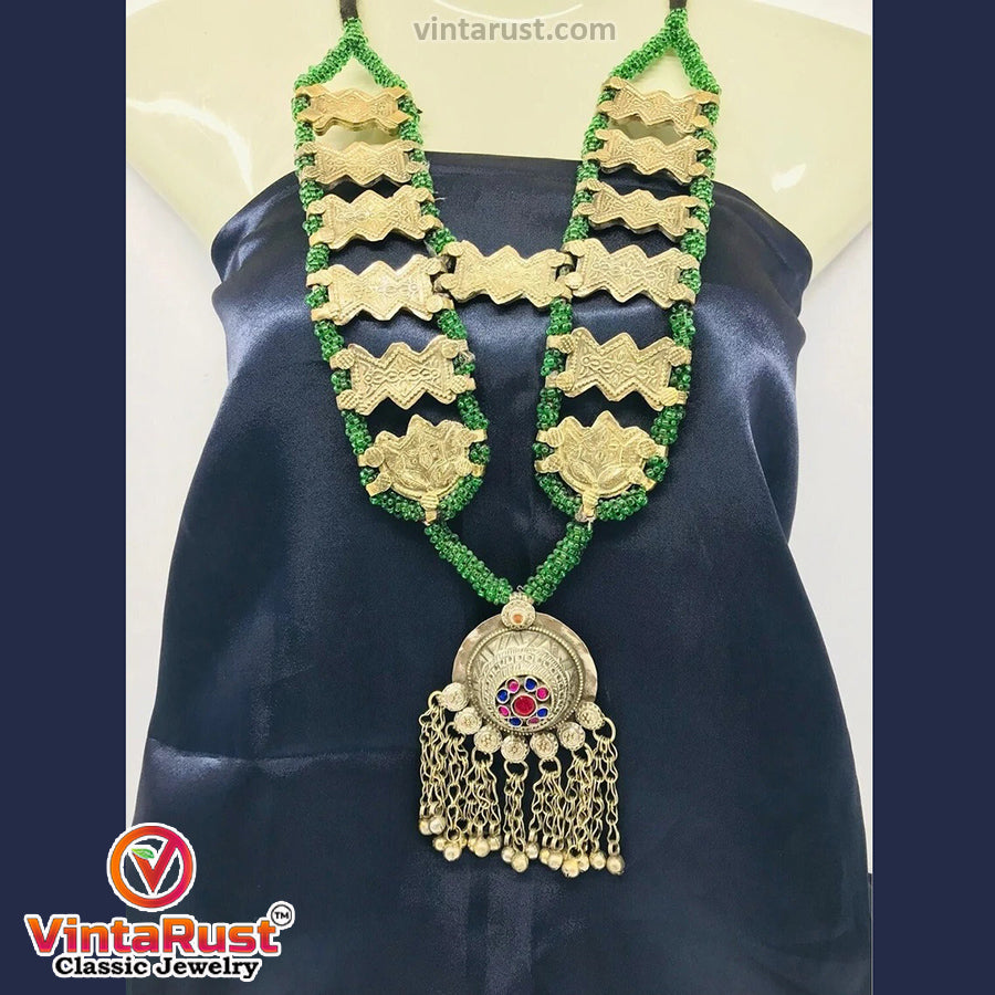 Vintage Turkmen Pendant Necklace