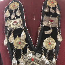 Load image into Gallery viewer, Vintage Turkmen Necklace With Tassels and Glass Stones
