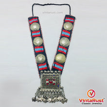 Load image into Gallery viewer, Turkmen Handmade Pendant Necklace With Beads and Tassels
